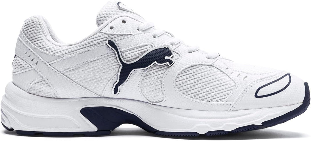 PUMA Unisex Axis Sneaker 41 EU Puma White Peacoat, 41 EU Puma White Peacoat