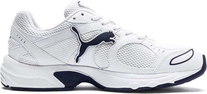 PUMA Unisex Axis Sneaker 41 EU Puma White Peacoat, 41 EU Puma White Peacoat