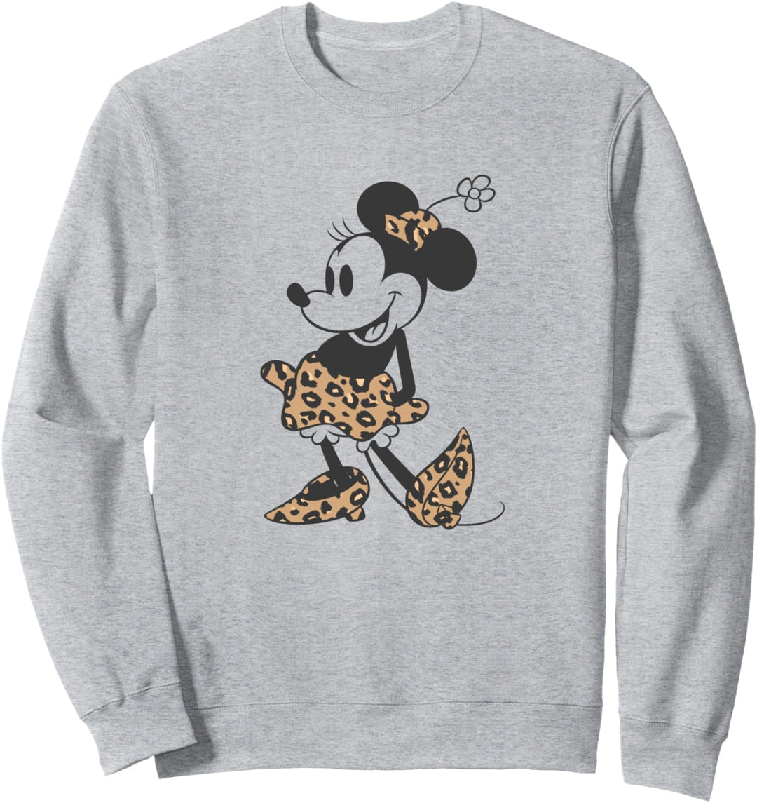 Disney Minnie Mouse Cheetah Print Outfit Sweatshirt