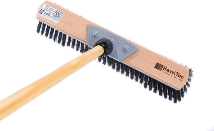 BawiTec XXL Zimmerbesen Set Breite 50cm inkl. Besenstiel Länge 120cm weiche Kunsthaar-Borsten inkl.