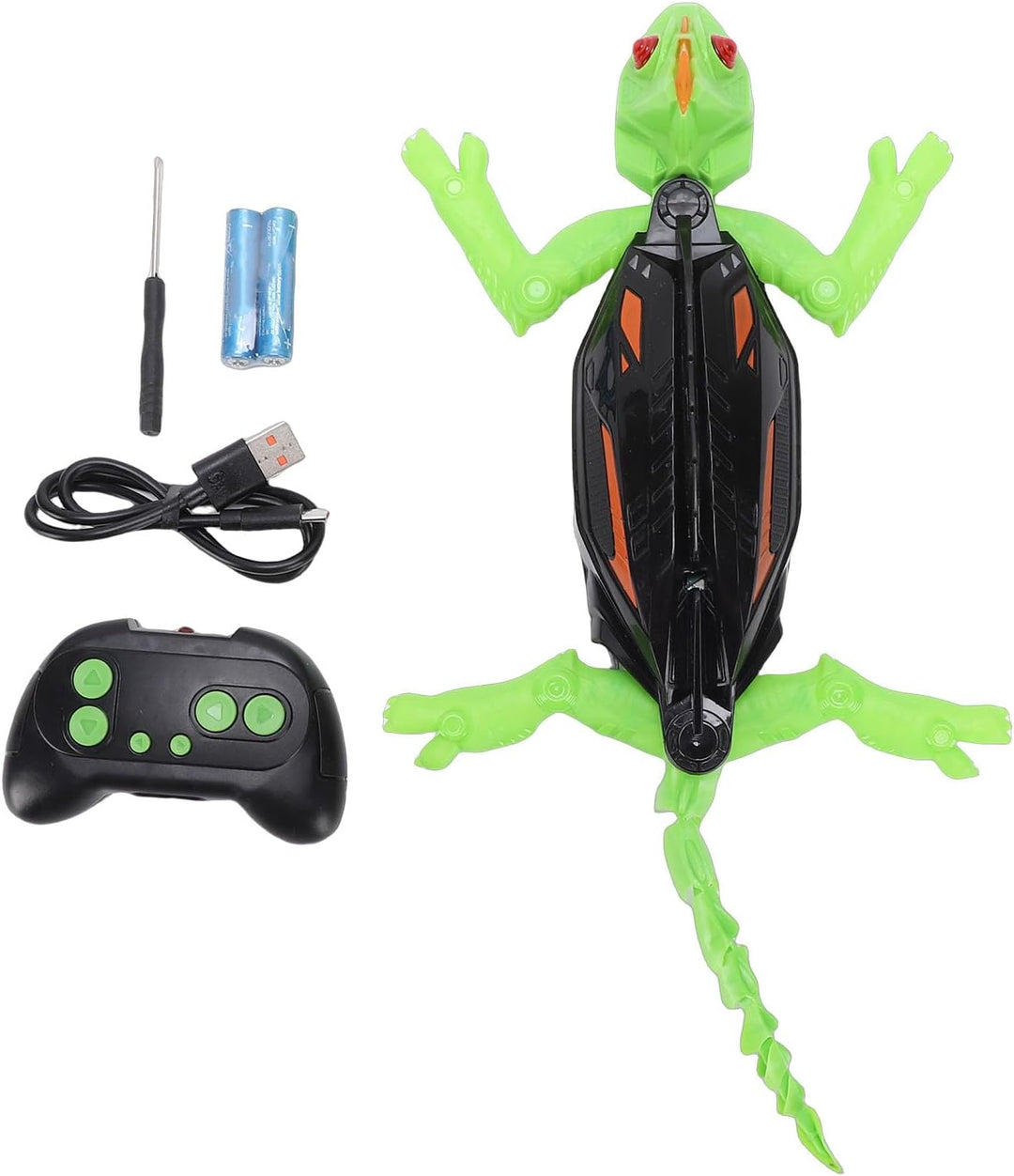 ciciglow Wandkletter-Gecko, Ferngesteuertes Wand-Crawler-Roboterspielzeug, Realistische, Lustige Str