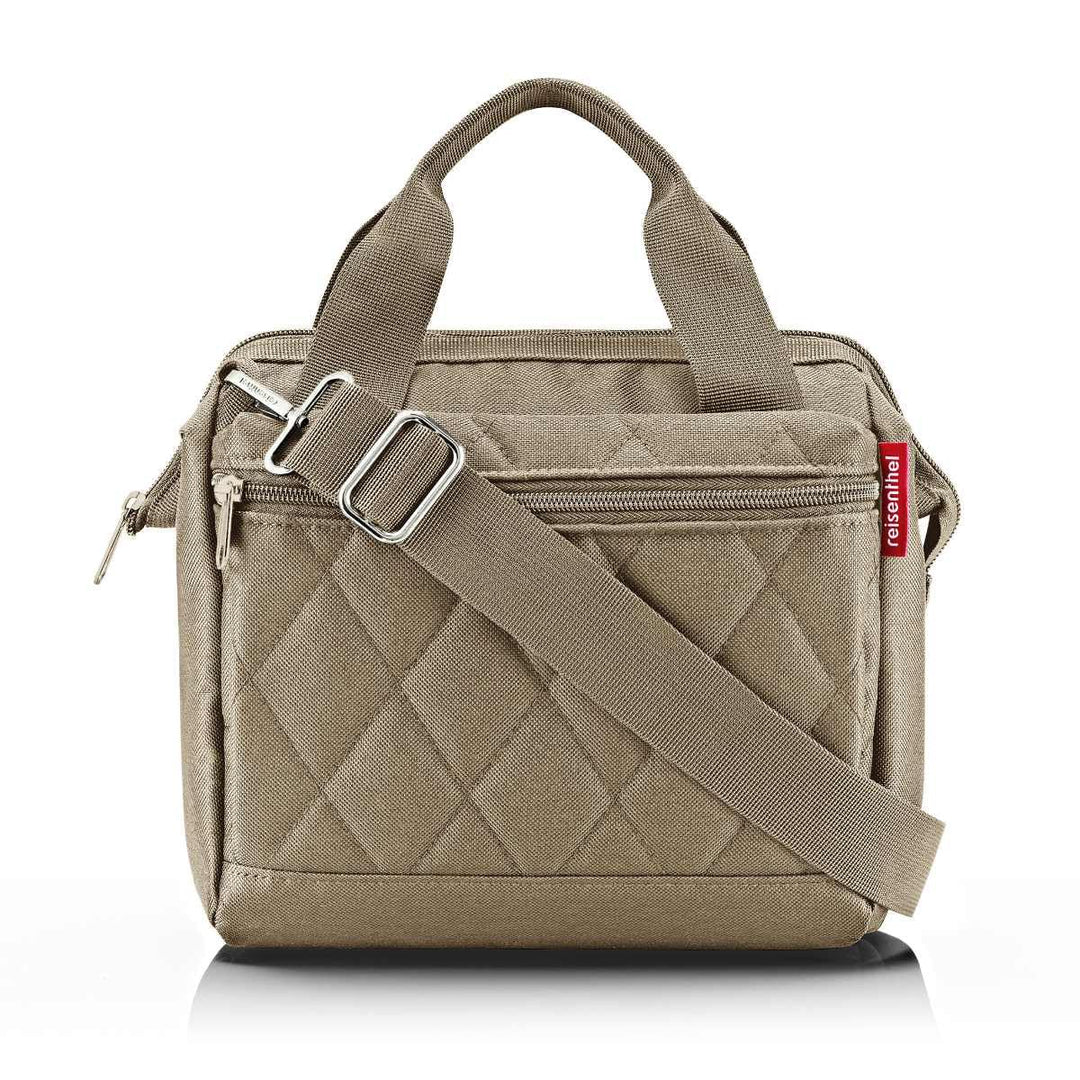 reisenthel allrounder cross rhombus olive – Kleine Crossbody Bag mit abnehmbarem und verstellbarem S