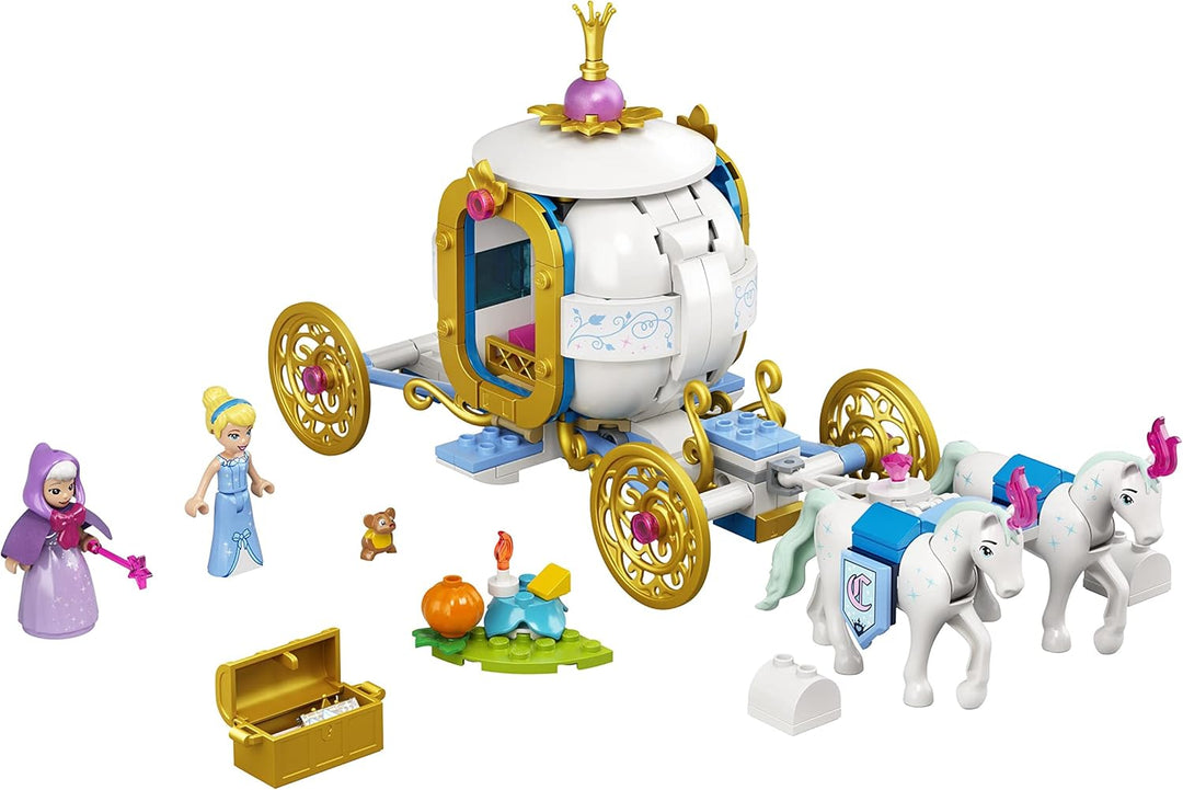 LEGO 43192 Disney Princess Cinderellas königliche Kutsche Single, Single