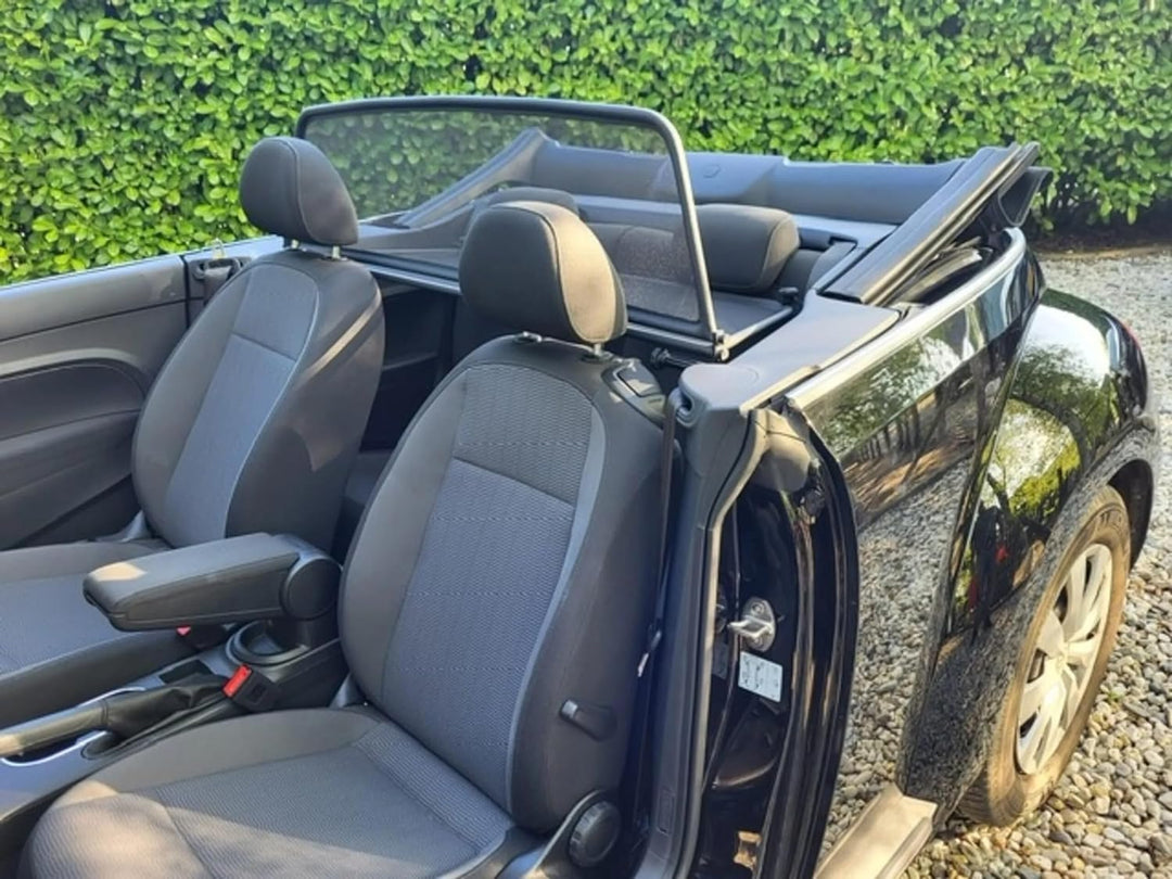 GermanTuningParts Windschott für Volkswagen Beetle ab 2013 - Klappbar - mit Schnellverschluss – Schw