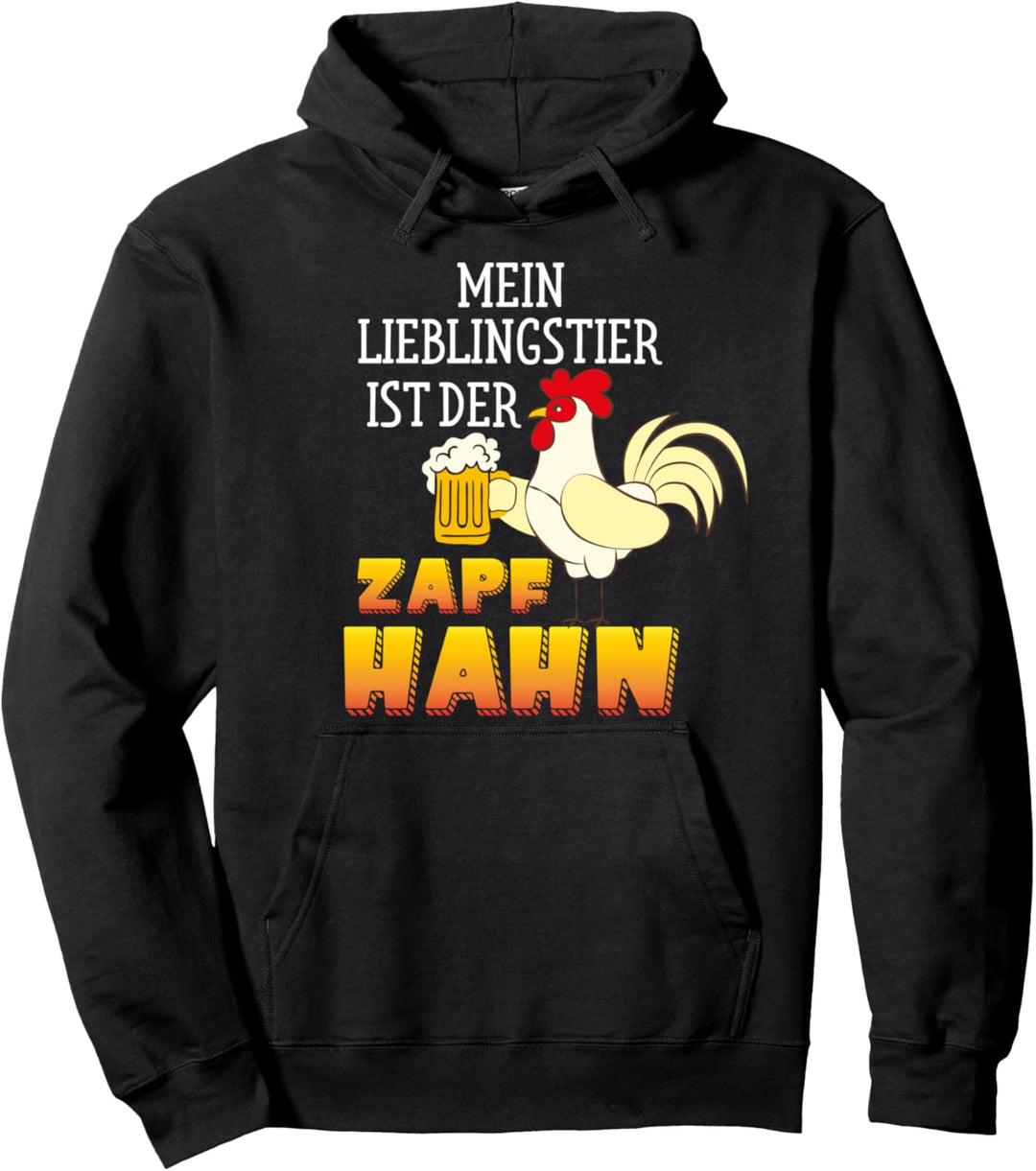 Mein Lieblingstier ist der Zapfhahn, Bier, saufen Pullover Hoodie