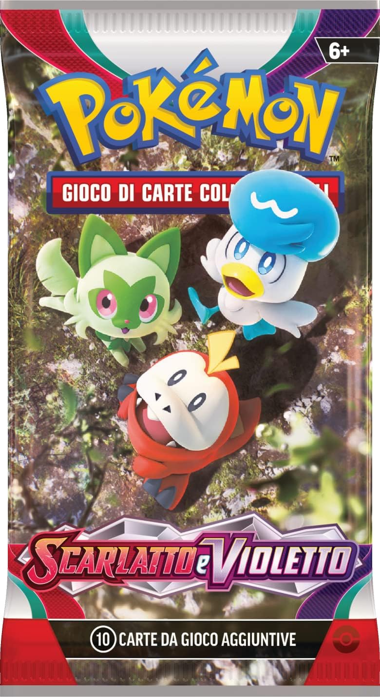 Pokémon 184-61322 TCG, 36 Booster-Packs, Scarlatto und Violett, italienische Ausgabe