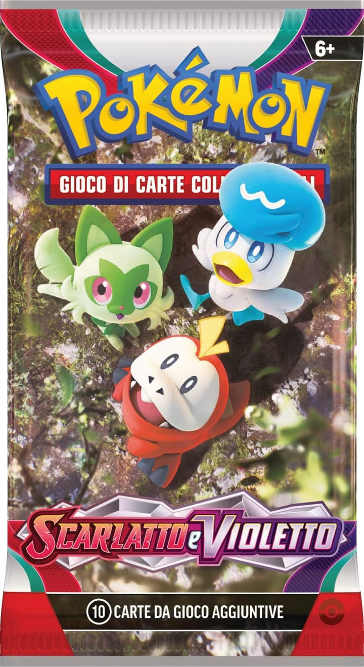 Pokémon 184-61322 TCG, 36 Booster-Packs, Scarlatto und Violett, italienische Ausgabe