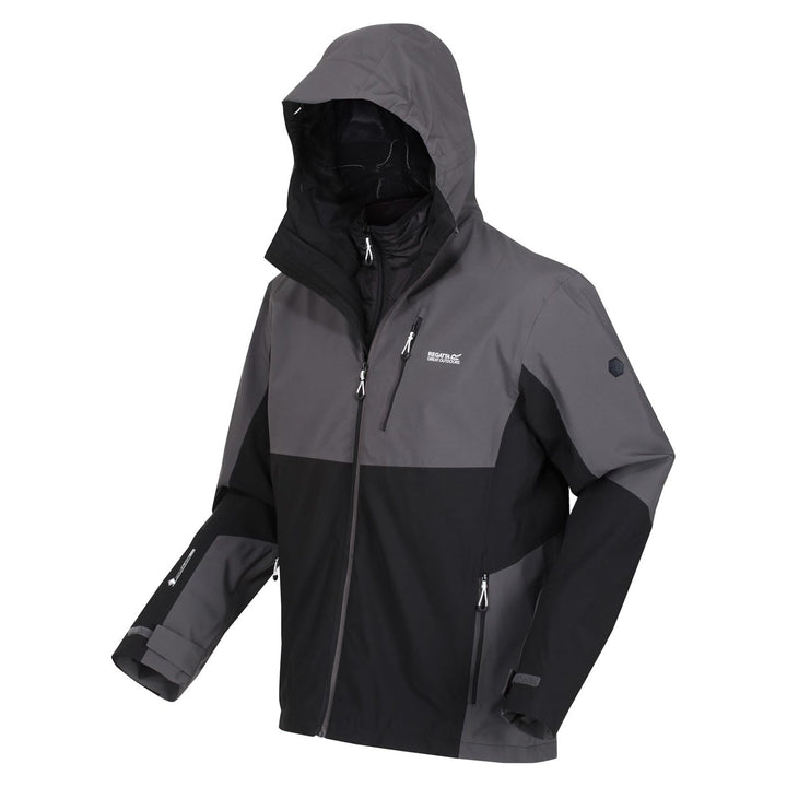 Regatta Herren Wentwood VII S DkGrey/Black, S DkGrey/Black
