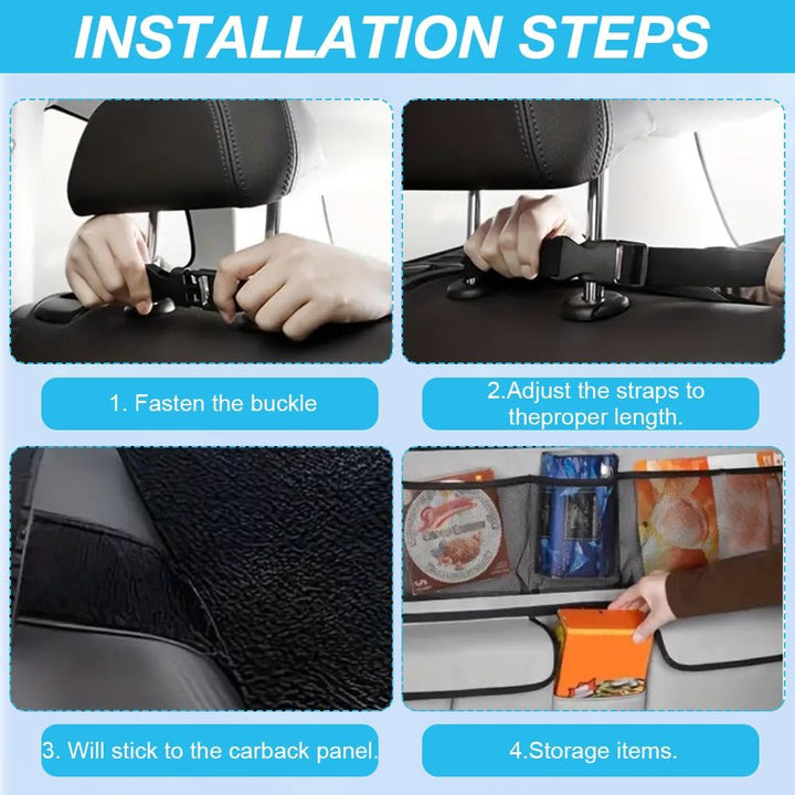 Auto Kofferraum Organizer, 105x51cm Kofferraum Organizer mit Hängefunktion, Wasserdichte Multifunkti