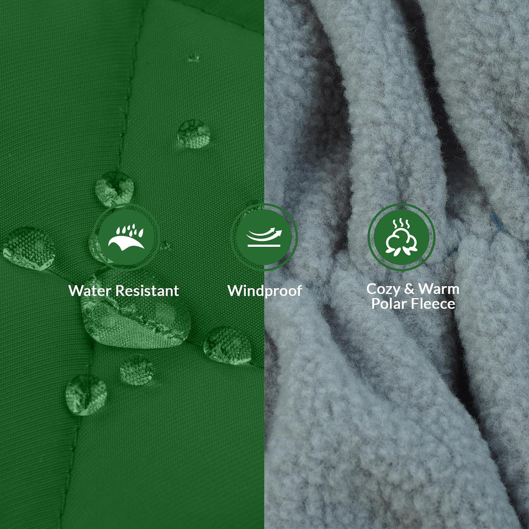 Hundemantel Wasserdicht, Winter Hundejacke Warme Winddichter Anti-Schneeanzug Winter Hundebekleidung