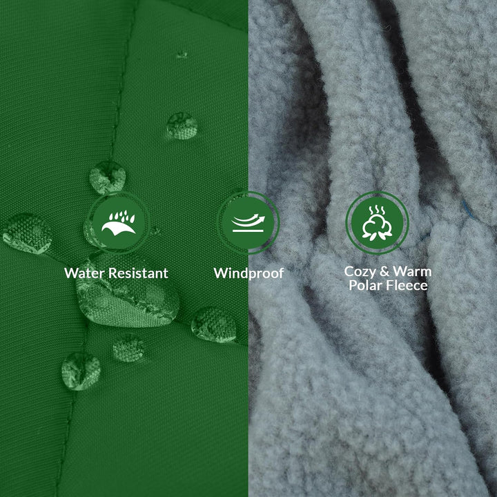 Hundemantel Wasserdicht, Winter Hundejacke Warme Winddichter Anti-Schneeanzug Winter Hundebekleidung