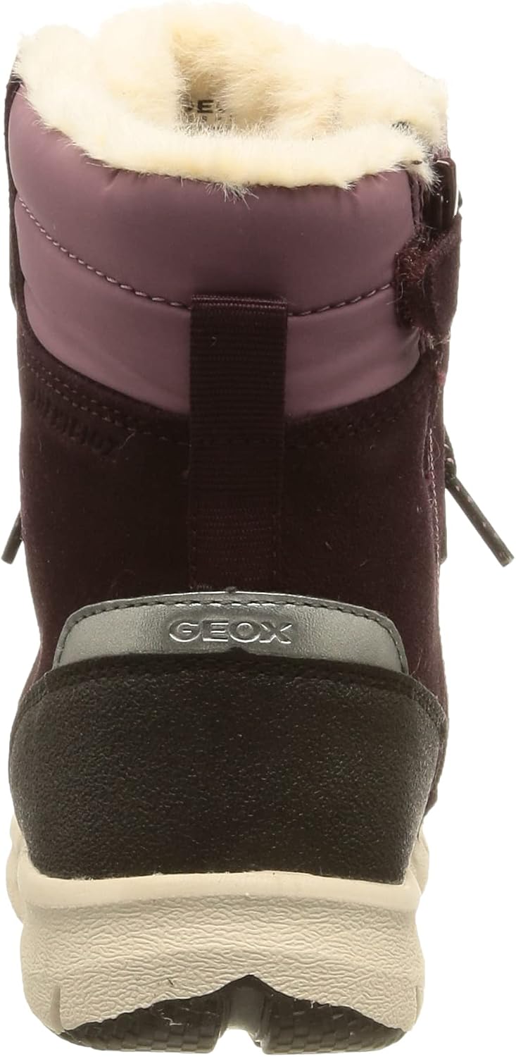 Geox Mädchen J Flexyper Girl B Ab Stiefeletten 31 EU Dk Burgundy, 31 EU Dk Burgundy