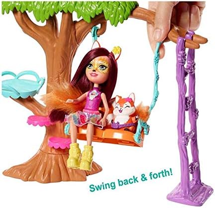 Mattel Enchantimals FRH45 Felicity Fox und Flick Spielplatz-Abenteuer Fox Backyard, Fox Backyard