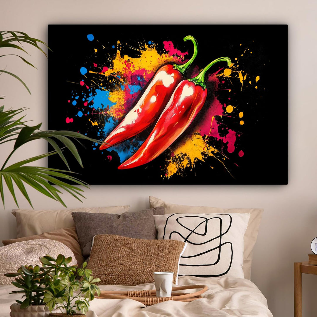 MuchoWow© Leinwandbild Gross 120x80 cm XXL Dekoration Wohnzimmer Bilder Pictures Wall Decoration Liv