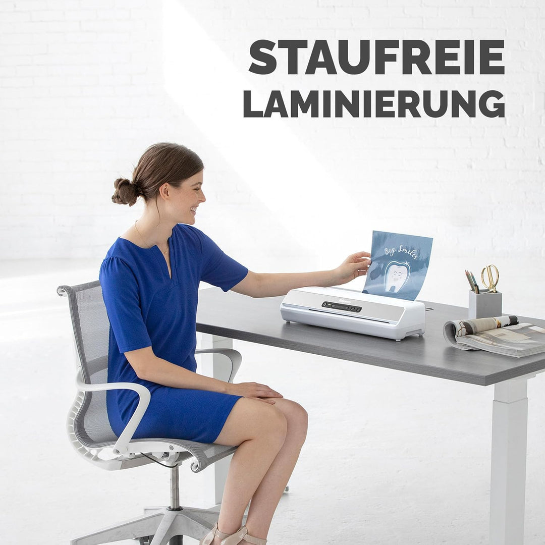 Fellowes Laminiergerät Amaris A3 - für Büro/Schule/Zuhause - nur 1 Minute Aufwärmzeit - für Heisslam