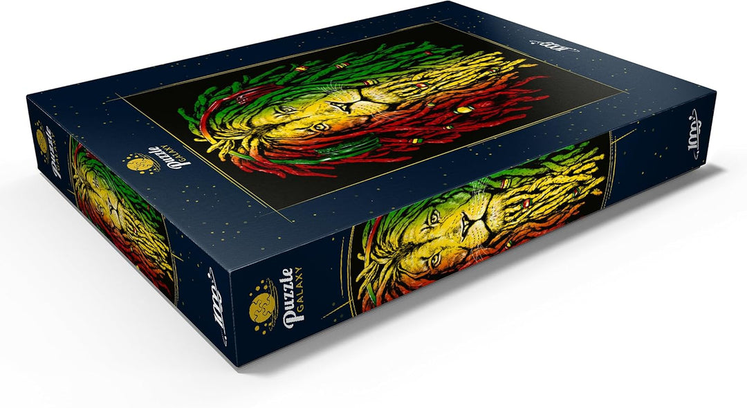 Rasta Löwe - Premium 1000 Teile Puzzle - MyPuzzle Sonderkollektion von Puzzle Galaxy, 1000 Teile