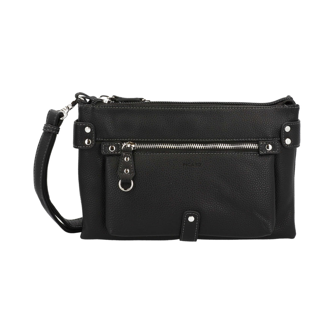 Picard Damen Loire Gepäck- Kuriertasche (1er Pack) 27 x 18 x 7 cm Schwarz, 27 x 18 x 7 cm Schwarz