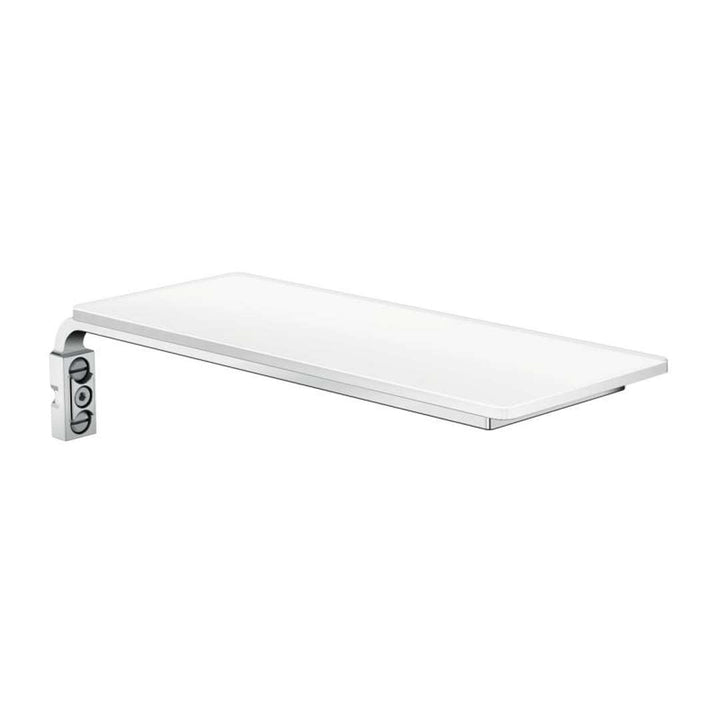 hansgrohe Seifenablage Casetta E Shampoo- und Duschgelablage, Weiss/Chrom