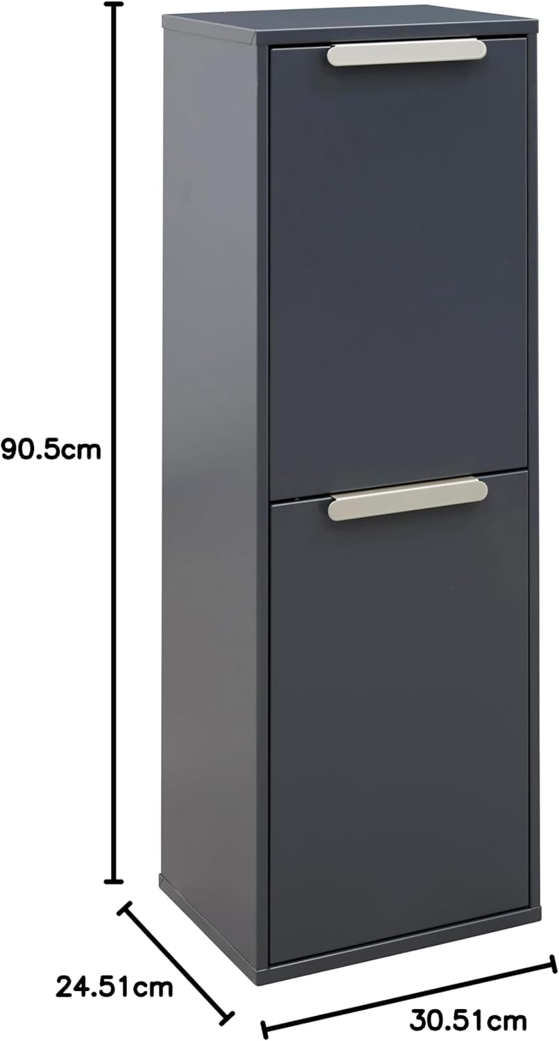 ARREGUI Ecoclas CR204-E Mülltrennsystem aus Stahl | 2 Fächer Mülleimer für die Küche |2x17L (34L) |