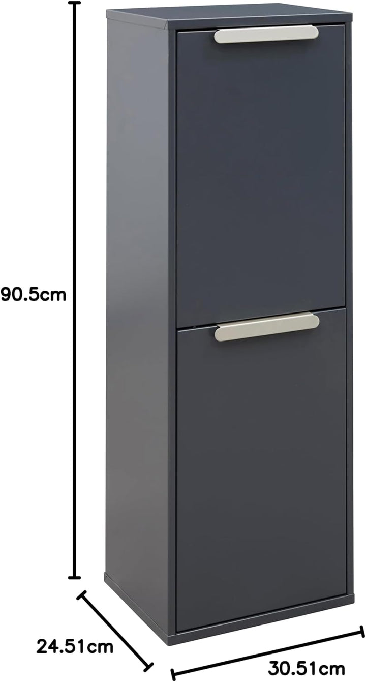 ARREGUI Ecoclas CR204-E Mülltrennsystem aus Stahl | 2 Fächer Mülleimer für die Küche |2x17L (34L) |