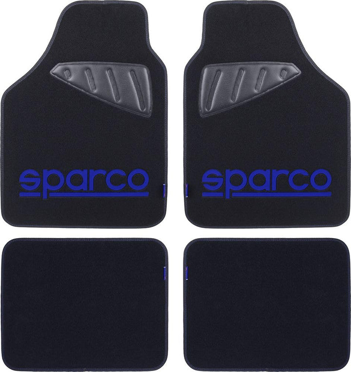 Autoteppiche Sparco schwarz/blau