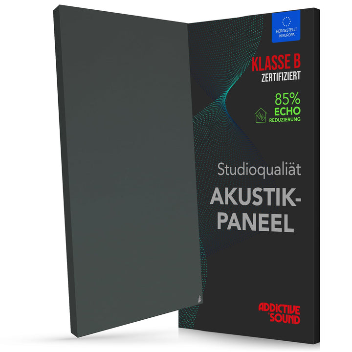 Addictive Sound Schallabsorber Wand Premium, Studioqualität-Akustikpaneel mit Akustikwolle, Klasse A