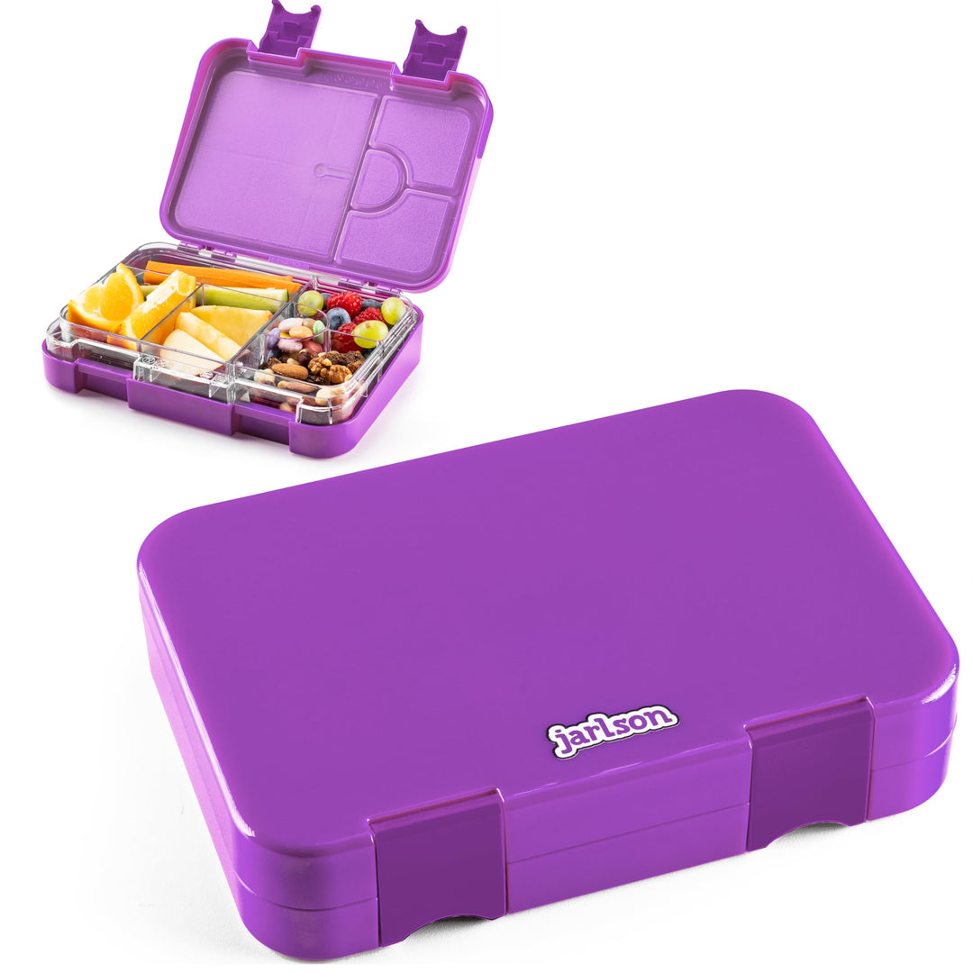 Jarlson® Brotdose für Kinder mit 6 Fächern TONI - Lunchbox - Bento Box auslaufsicher – Jausenbox für