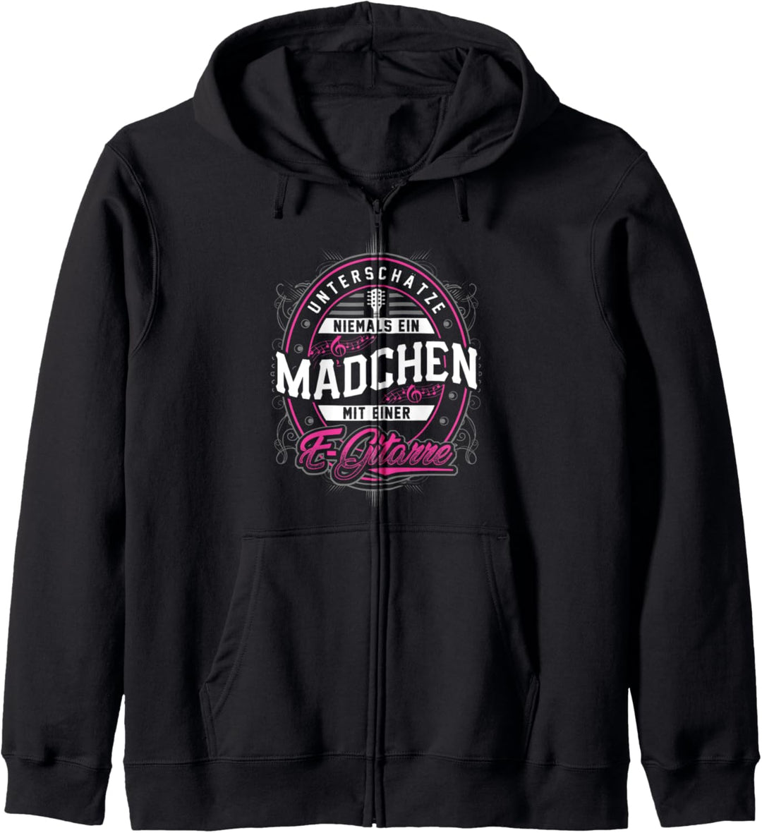E-Gitarre Geschenkidee Mädchen Kinder Musik Gitarre Kapuzenjacke