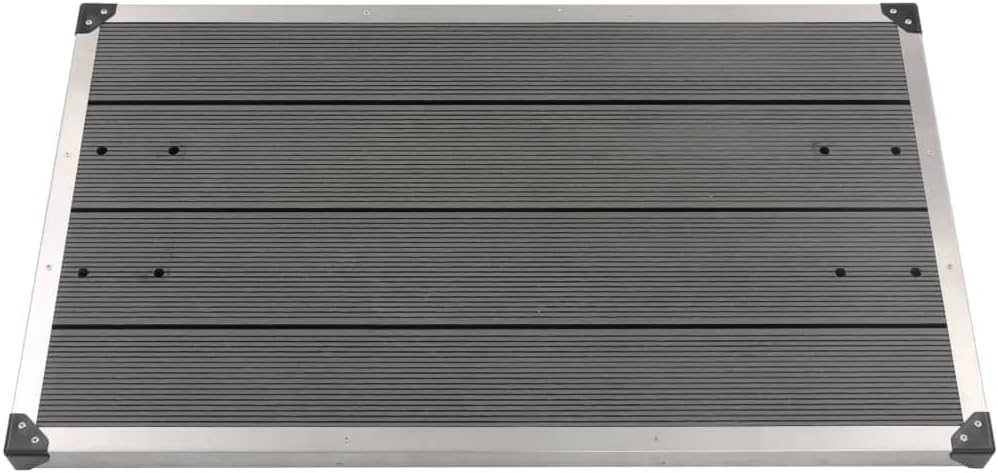 vidaXL Garten Duschwanne mit Lattendesign für 2 Personen Bodenelement für Solardusche Gartendusche P