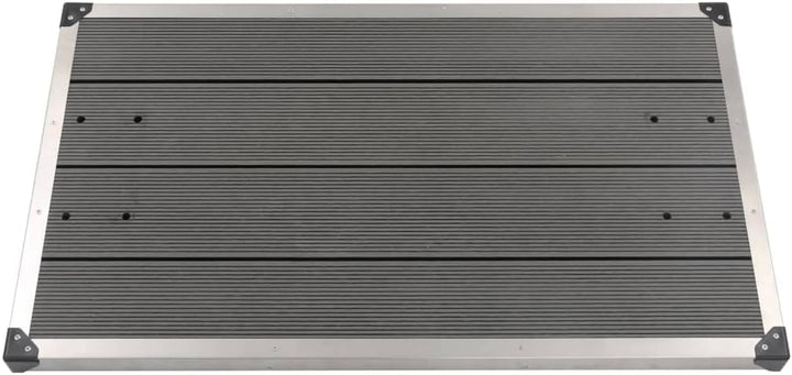 vidaXL Garten Duschwanne mit Lattendesign für 2 Personen Bodenelement für Solardusche Gartendusche P