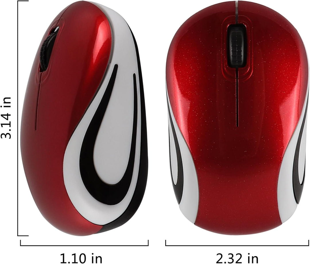 Kabellose Maus Niedliche Mini-Computermaus Kleine Grösse Tasche Tragbare Kompakte Reise USB Optische