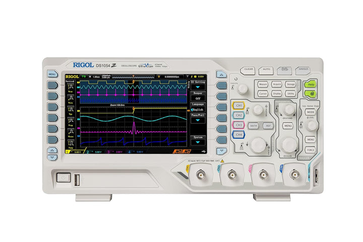 RIGOL Oszilloskop,DS1054Z Digitales Oszilloskop, 50MHz Bandbreite, 4 Analogkanäle, 24Mpts Speicherti
