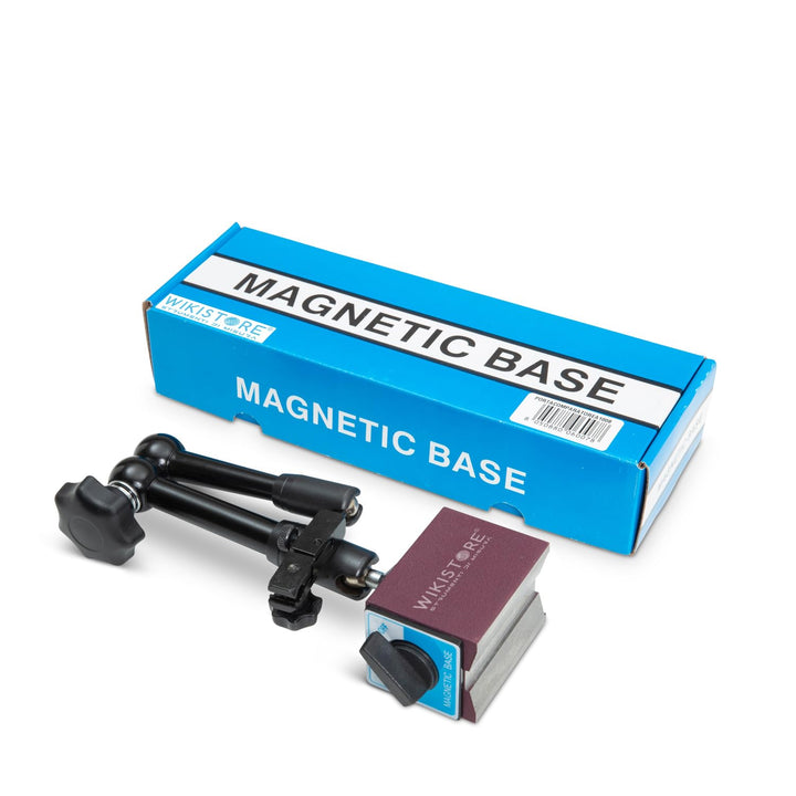 WIKISTORE Base for comparator, precision comparator with joint and joint, magnetic base with magnet