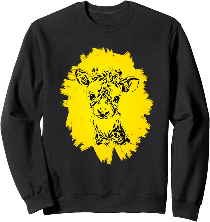 Giraffe Motiv Wildtiere Afrika Safari Tiere Giraffen Sweatshirt