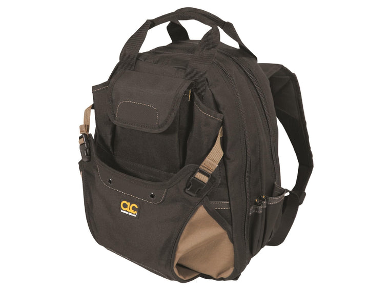 CLC Custom Leathertcraft 1134 Rucksack für Zimmermannswerkzeug, 44 Fächer, gepolsterte Rückenstütze,