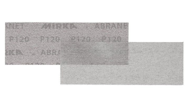 Mirka Abranet® Netz-Schleifstreifen (80 x 230 mm), Profi-Schleifgitter mit P120 Körnung und Klett, f