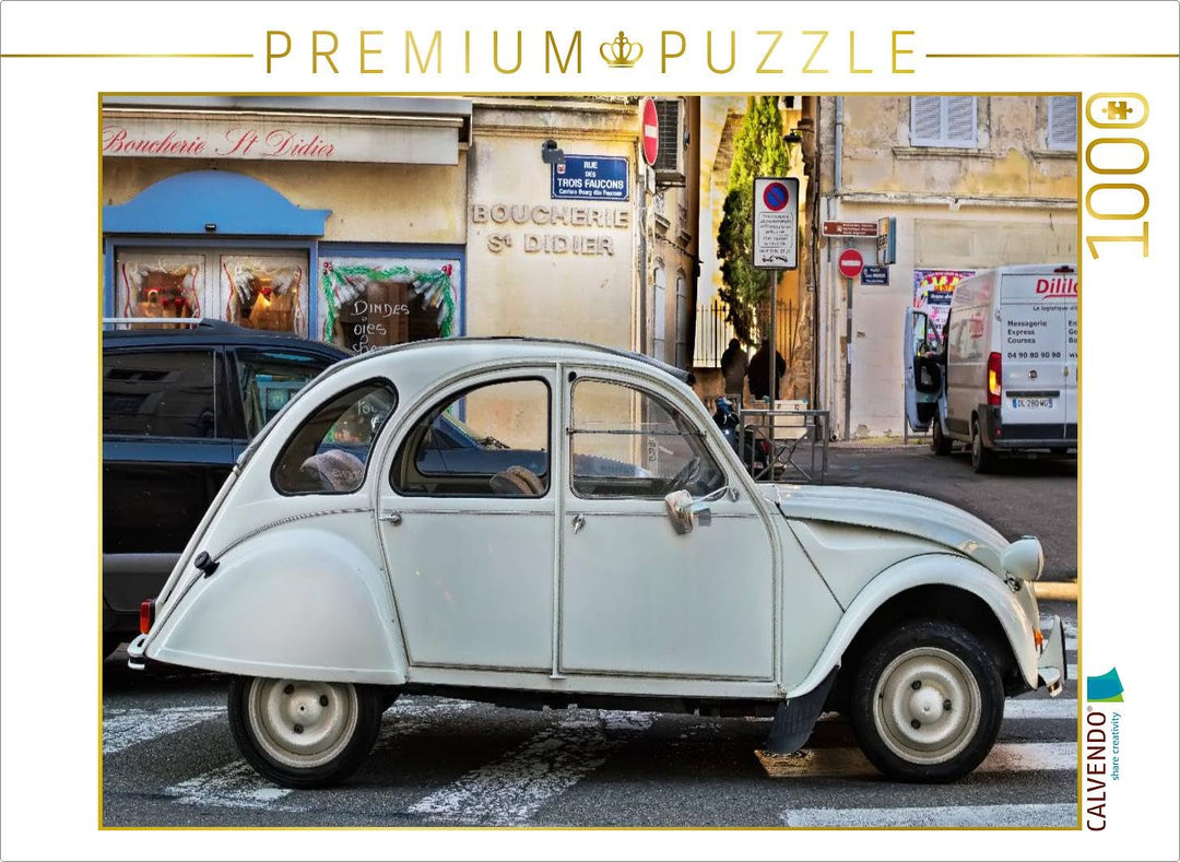 CALVENDO Puzzle Citroën 2CV - die Ente 1000 Teile Lege-Grösse 64 x 48 cm Foto-Puzzle Bild von Peter