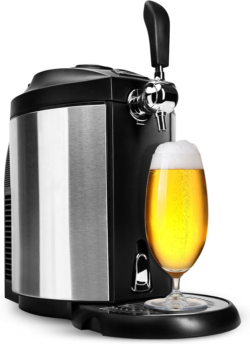 Clatronic® Bierzapfanlage für alle handelsüblichen 5 Liter Bierfässer, Bierzapfanlage 5 Liter mit Kü