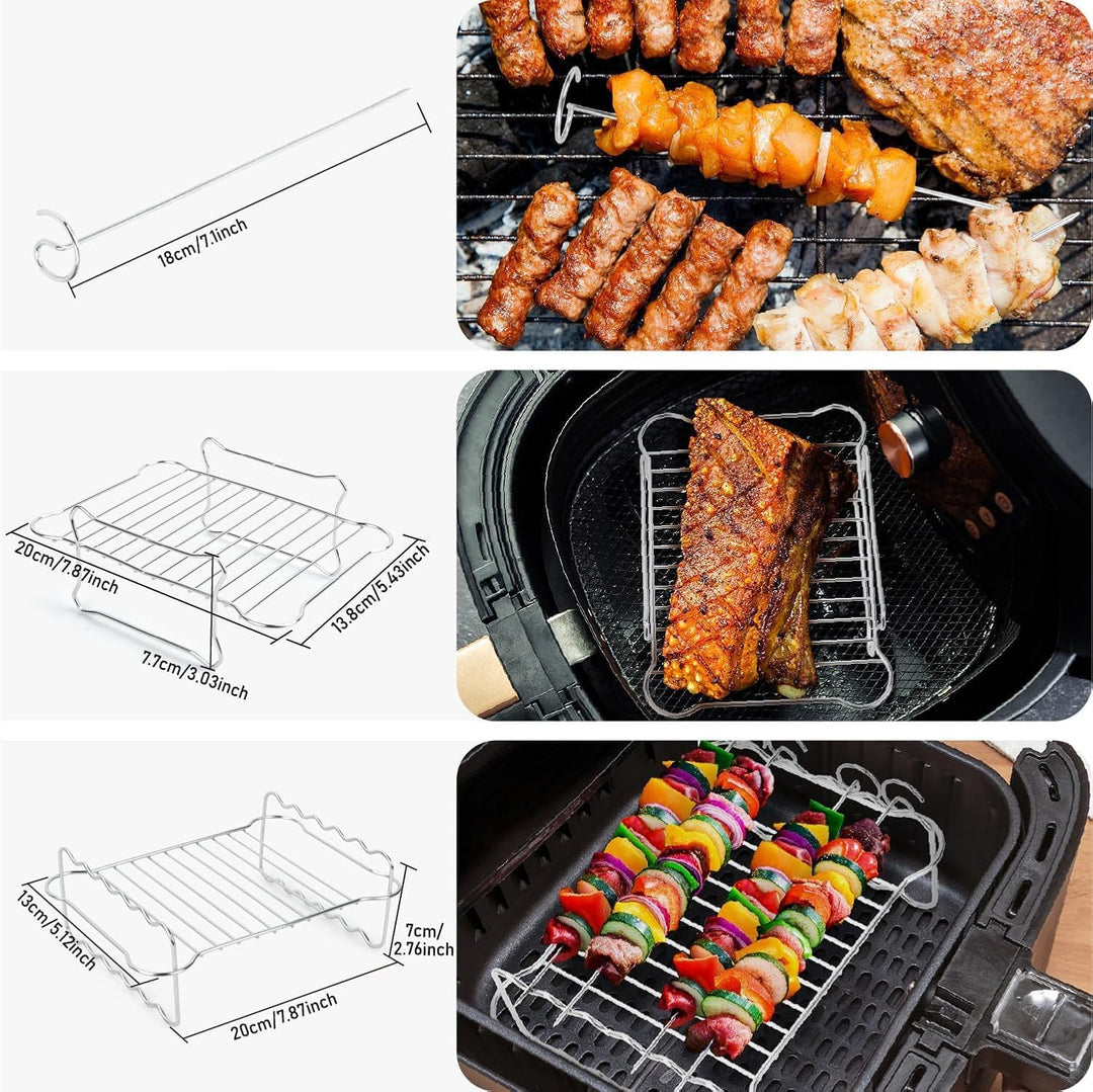 Silikonform Heissluftfritteuse für Ninja AF500EU Zubehör Foodi Flexdrawer 10.4 L Heissluftfritteuse