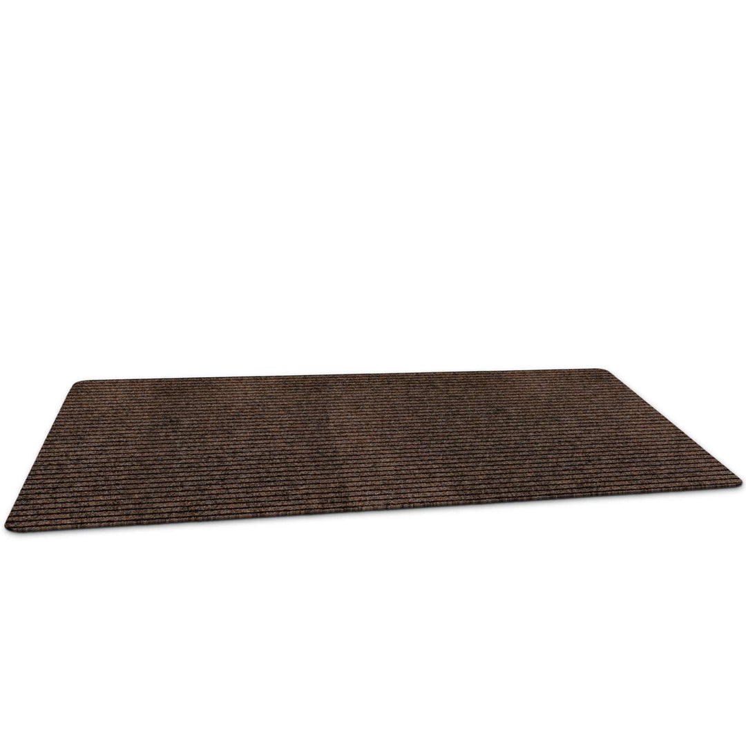 ANRO Schmutzfangmatte Mischa Braun 120 x 80 cm – grosse rutschfeste Bodenmatte für innen & aussen |