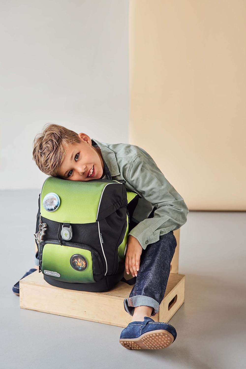 Belmil Premium Comfy Plus ergonomisches Schulranzen Set 5 - teilig, für kleine Kinder/Erstklässler -