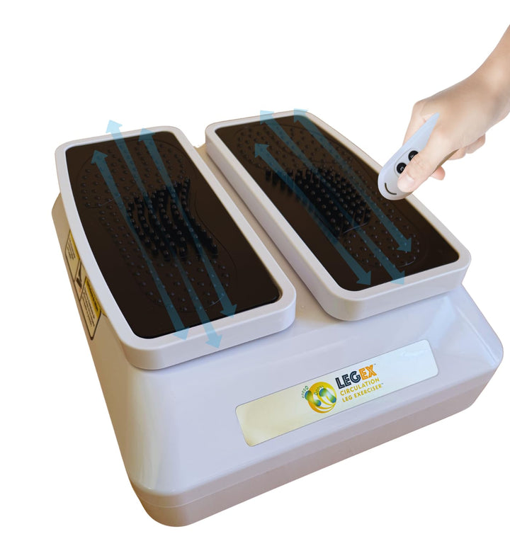 Bioenergiser Leg Exerciser Beinschwinggerät für passive Bewegungen der Beine Legex pro, 3 Geschwindi