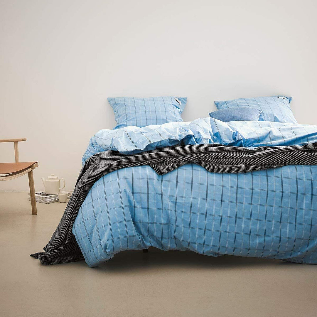 Marc O Polo Bettwäsche Tolva Soft Blue 1 Bettbezug 200 x 200 cm + 2 Kissenbezüge 80 x 80 cm