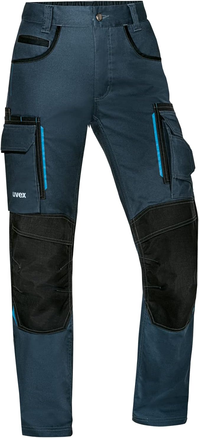 Uvex Tune-up Lange Damen-Arbeitshose - Lange Cargo-Hose mit Knietaschen 40 Blau, 40 Blau