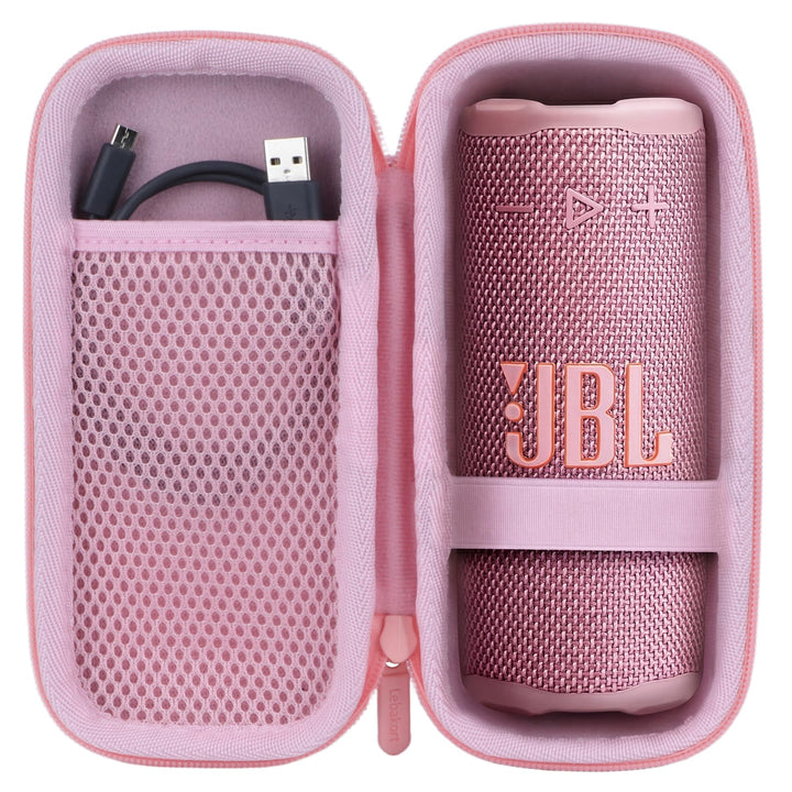Lebakort Hart Tasche Hülle Etui Tasche für JBL Grip Kompakter Lautsprecher (Rosa), Rosa