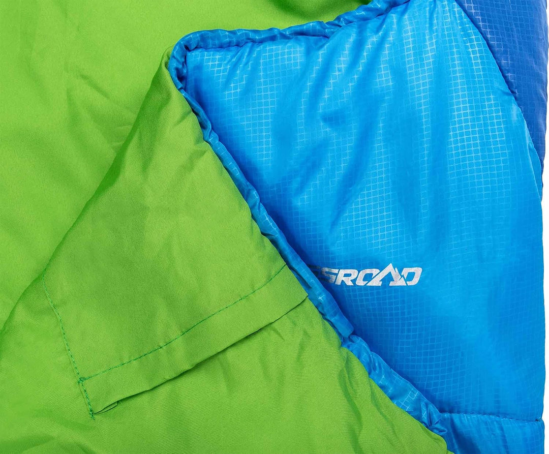 Crossroad Flexy Kinder Schlafsack 140cm - 170cm Mumienschlafsack Junior Jungen - wasserabweisend - b