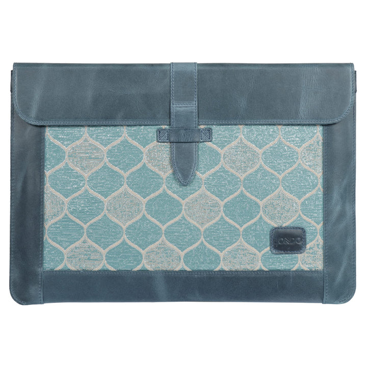 Londo Echtleder Tasche, Hülle für MacBook Pro – 15 & 16 Zoll Kompatibel mit M1 und 2020 Model (Blau)