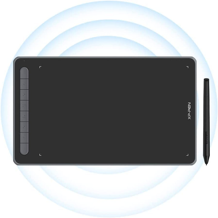 XP-PEN Deco LW Wireless Grafiktablett t 10" x 6" kabelloses Zeichenpad mit X3 Elite Stylus, 60 Grad