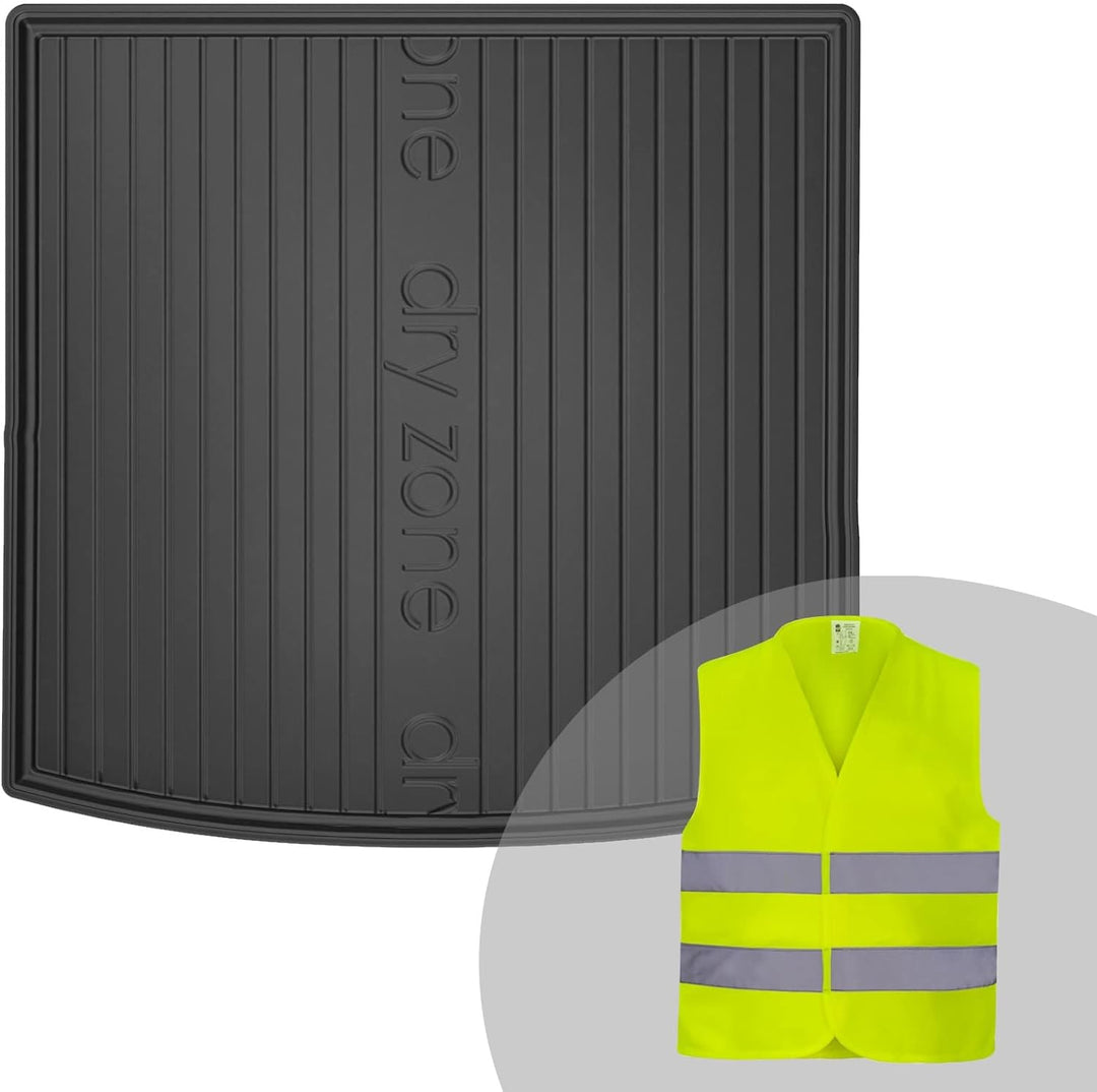 FROGUM DryZone Gummimatte Ganzjährige Praktische Auto Kofferraummatte Kofferraumwanne passend für Sk