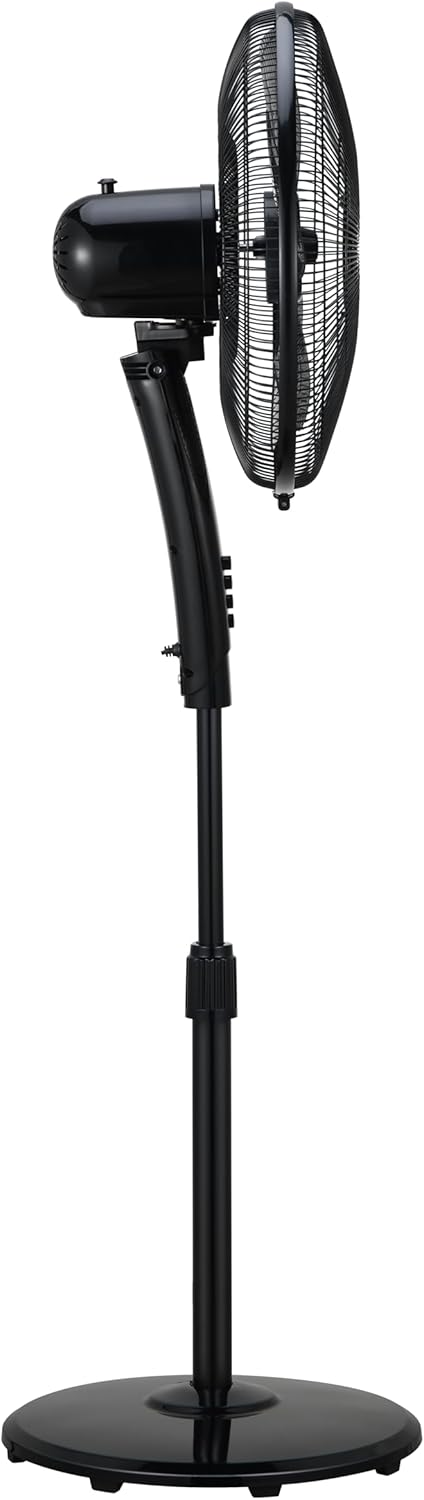 Beko - EFS5100B - Standventilator, 45 W, 3 Geschwindigkeiten, Höhe und Neigung verstellbar - Schwarz